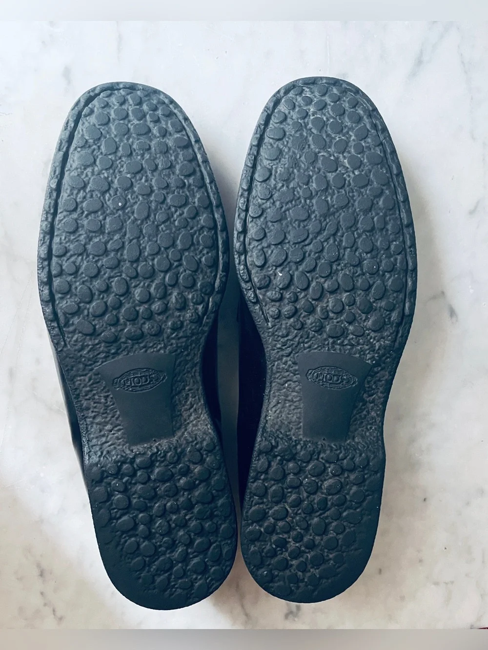 Size 38 (US 8) TOD’S Black Patent Leather Loafers